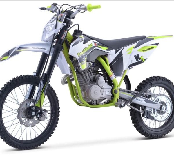 Trailmaster TM31 250 Off-Road Dirt Bike, 5-Speed Manual Clutch, Electric & Kick Start