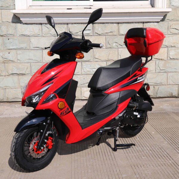 Vitacci Focus 50cc Scooter, 4-Stroke, Single Cylinder, Air-Cooled, Equipped with Speedometer