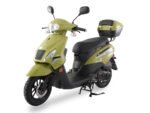 Ice Bear Cali (PMZ50-2) 50cc Street Legal Scooter, Automatic CVT Transmission with Gates belt, Digital speedometer, 10" wheels, Electric start