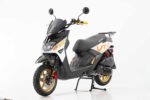 New Vitacci VTR Fighter Pro 200cc Gas Scooter, 4-Stroke, Single-Cylinder, Air-Cooled with 12-Inch Alloy Rims