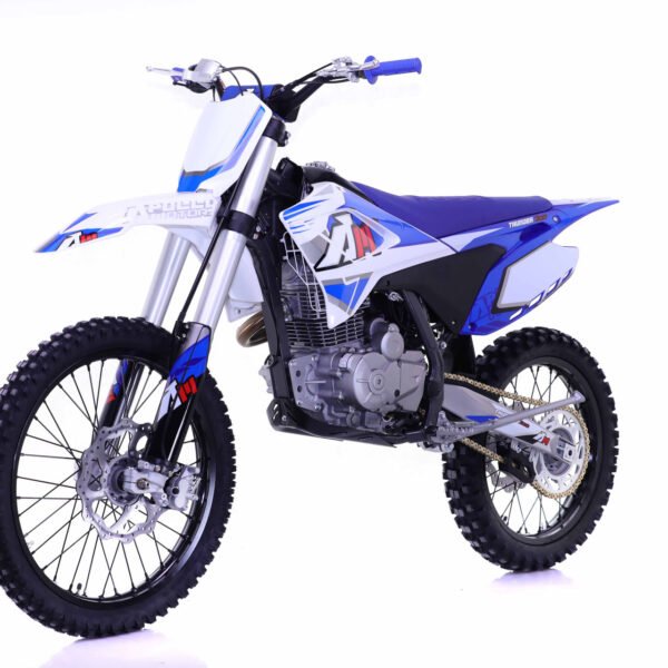 New Apollo Thunder 300cc Off-Road Dirt Bike, 4-Stroke Air-Cooled Single Cylinder with Electric/Kick Start and Headlight, OHC