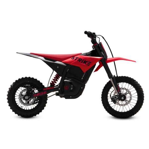 Throne Cycle Strike Shadow 48V: Unleash 3000W of Raw Electric Power - Aggressive Cafe Racer Styling Meets High-Performance Electric Engineering. Dominate the Streets with 34 MPH Top Speed and Long-Range Freedom.