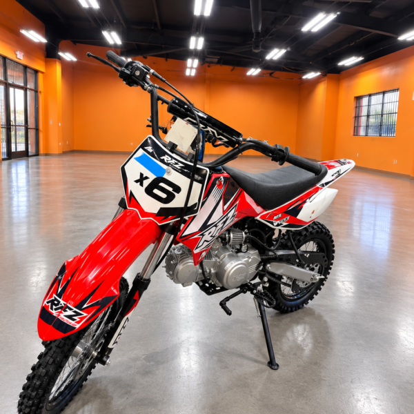 Apollo DB-X6 125cc Dirt Bike, Fully Automatic, 4-Stroke, Air-Cooled, Kick Start (IN STORE)