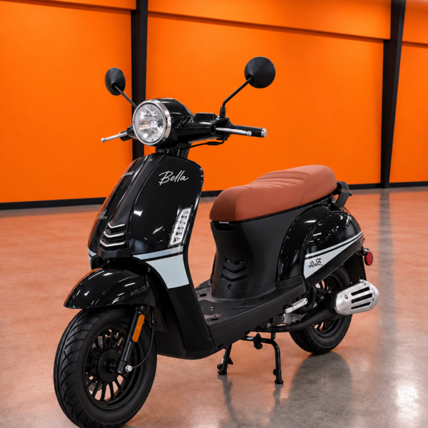 Icebear Bella (PMZ50-5) 50cc Scooter with NGK Spark Plug, Stainless Hardware, 10″ Wheels & USB Port (In Store)
