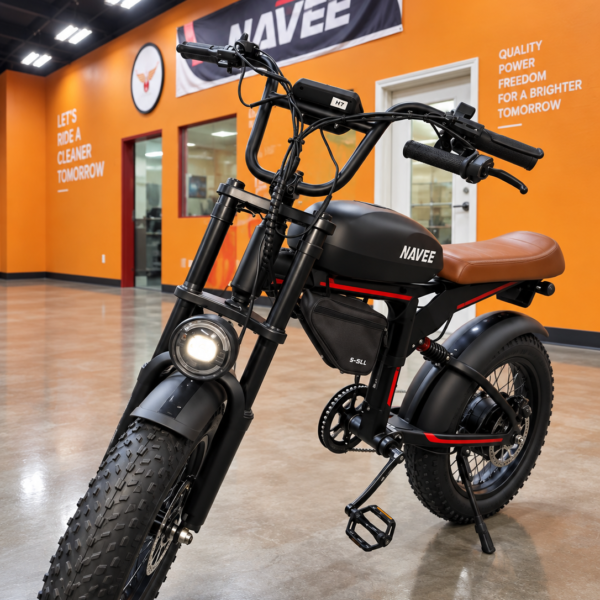 Navee KG05 moped-style fat tire electric bike (In Store)