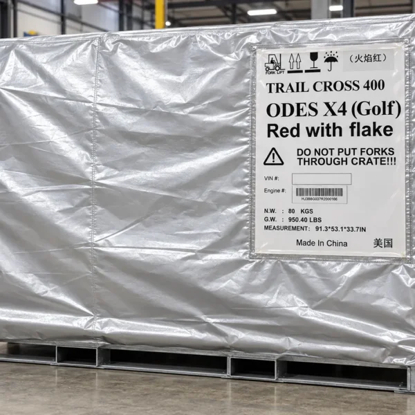Aodes TrailCross 400 Golf Cart, 4-Stroke, Water-Cooled EFI Engine, Single-Cylinder Performance